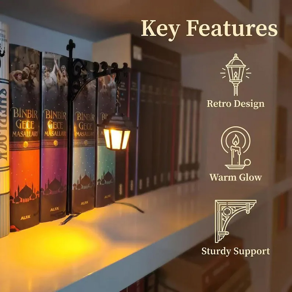 Library Lantern Decorative Boo - Decor Lighting & Decor Fires ulasan dan harga