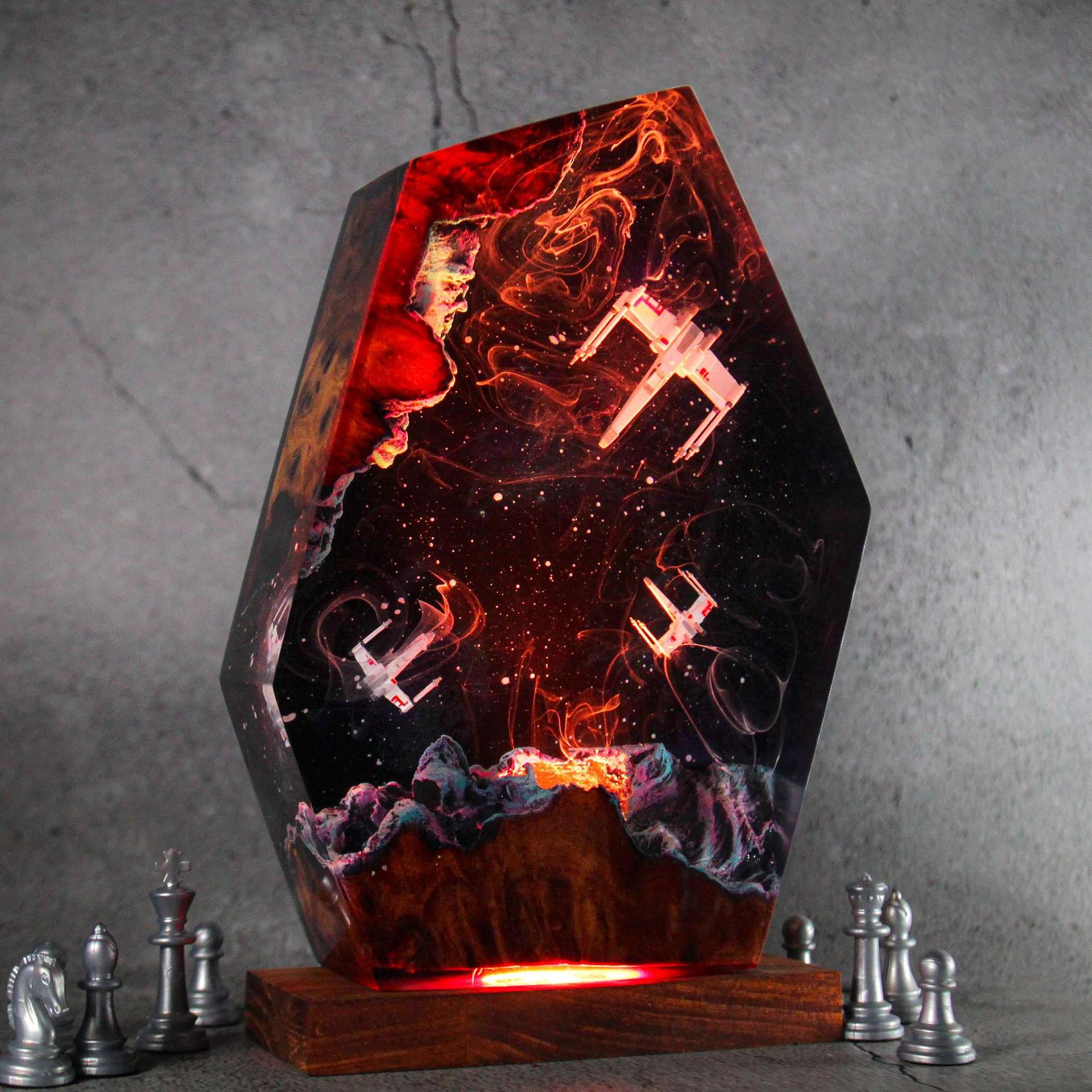 Customized Items Resin Table L - Lighting Decor Items ulasan dan harga