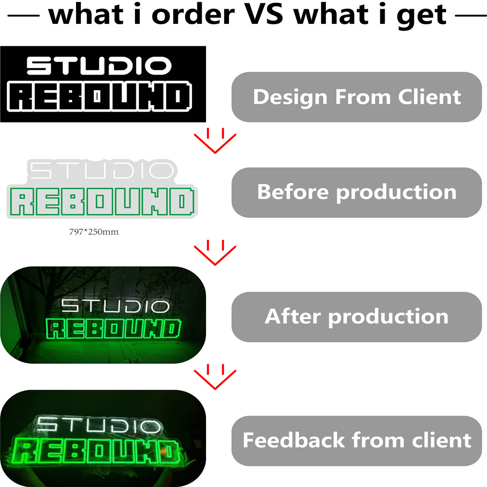 Custom Neon Sign Personalize w - Neon Sign Custom Led ulasan dan harga