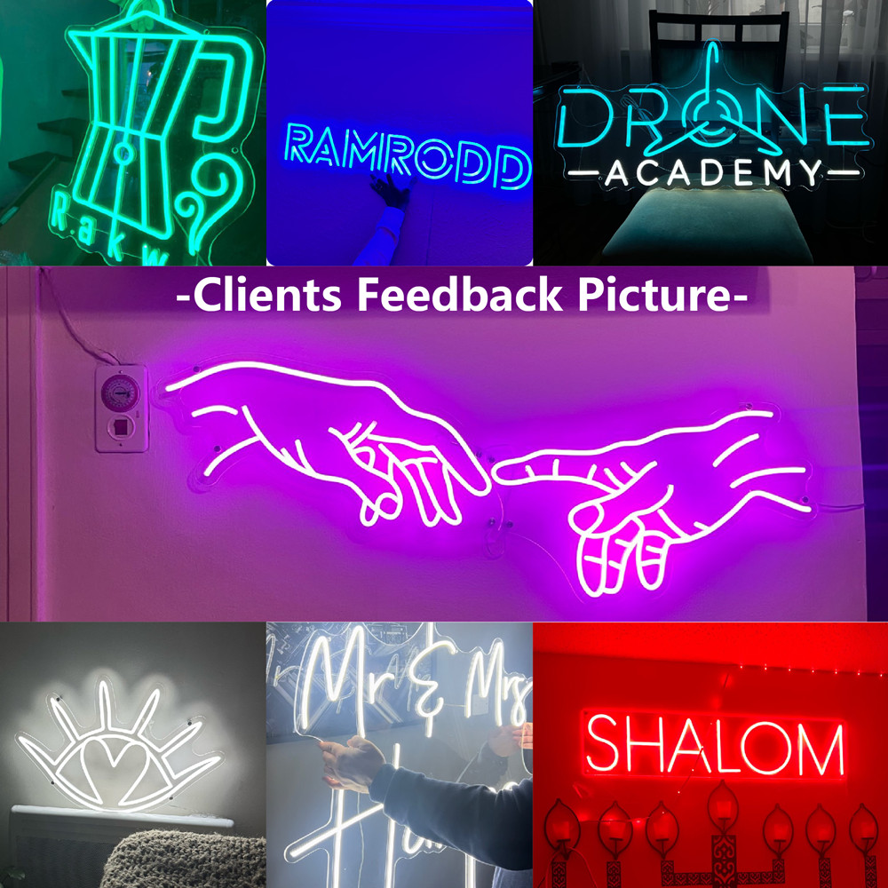 Custom Neon Sign Personalize w - Neon Sign Custom Led ulasan dan harga
