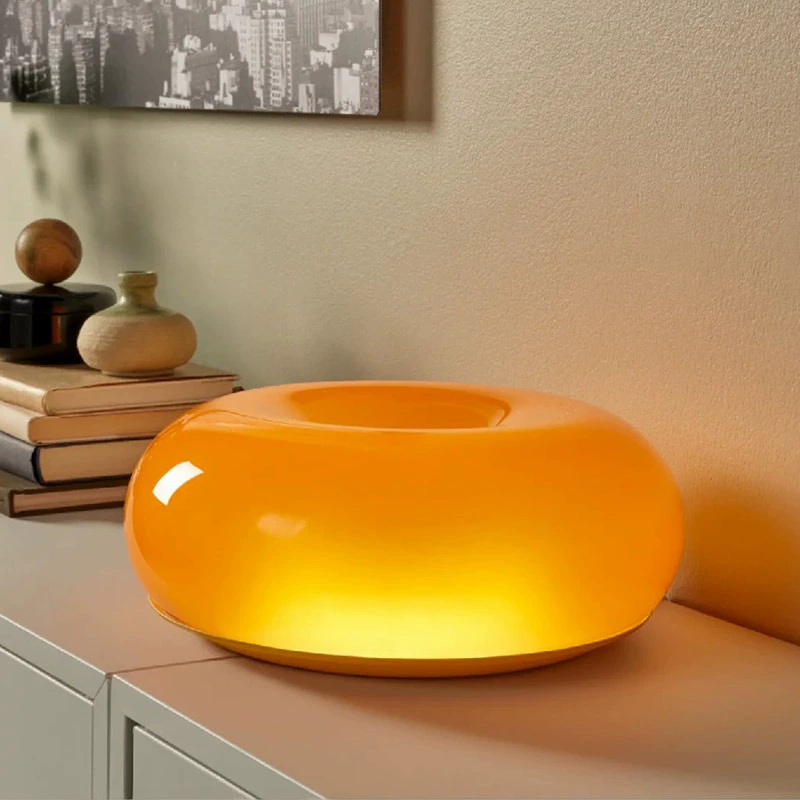 Nordic Donut Lamp Bauhaus Medi - Mushroom Table Lamp ulasan dan harga