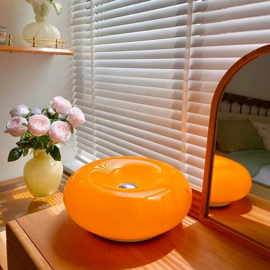 Nordic Donut Lamp Bauhaus Medi - Mushroom Table Lamp ulasan dan harga
