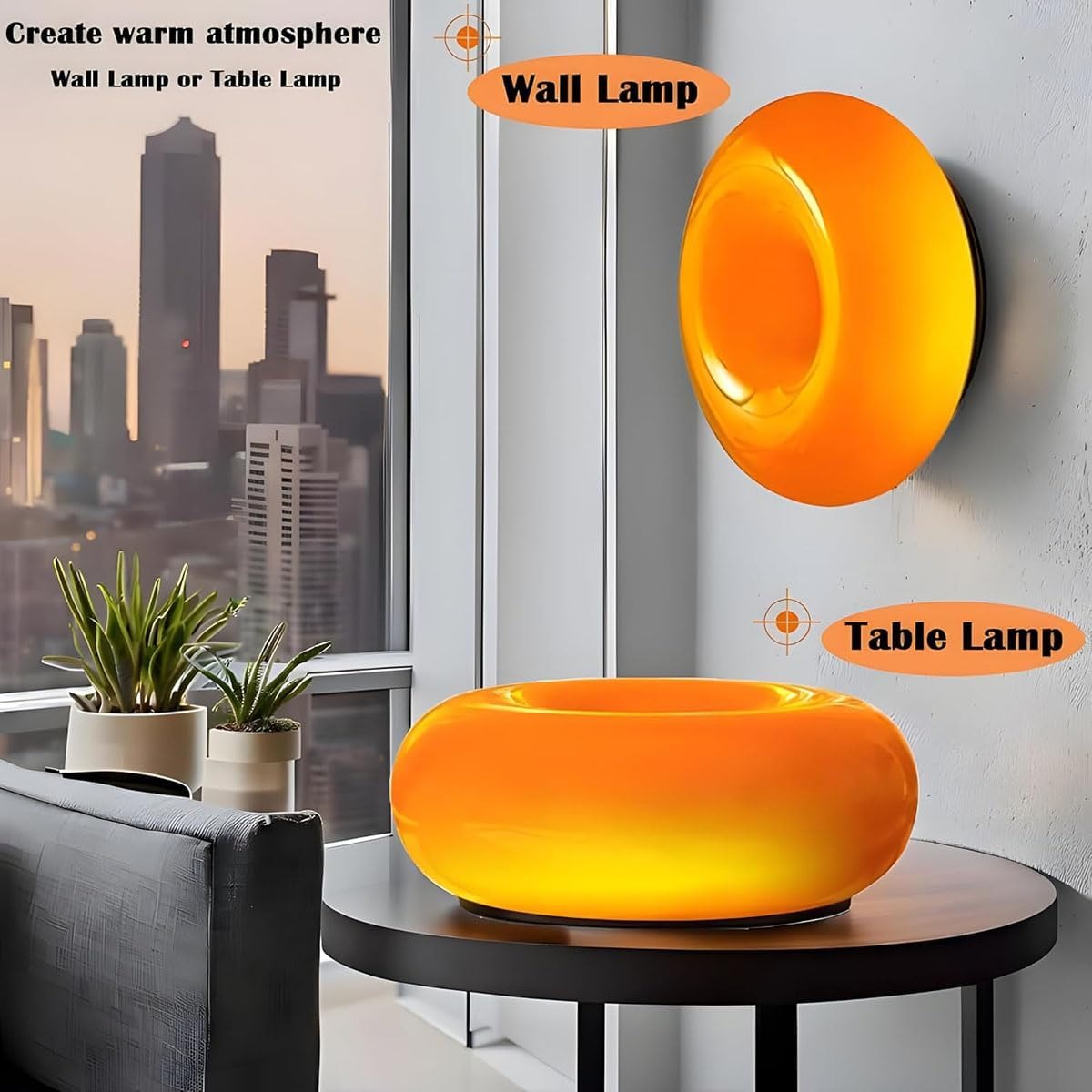 Nordic Donut Lamp Bauhaus Medi - Mushroom Table Lamp ulasan dan harga