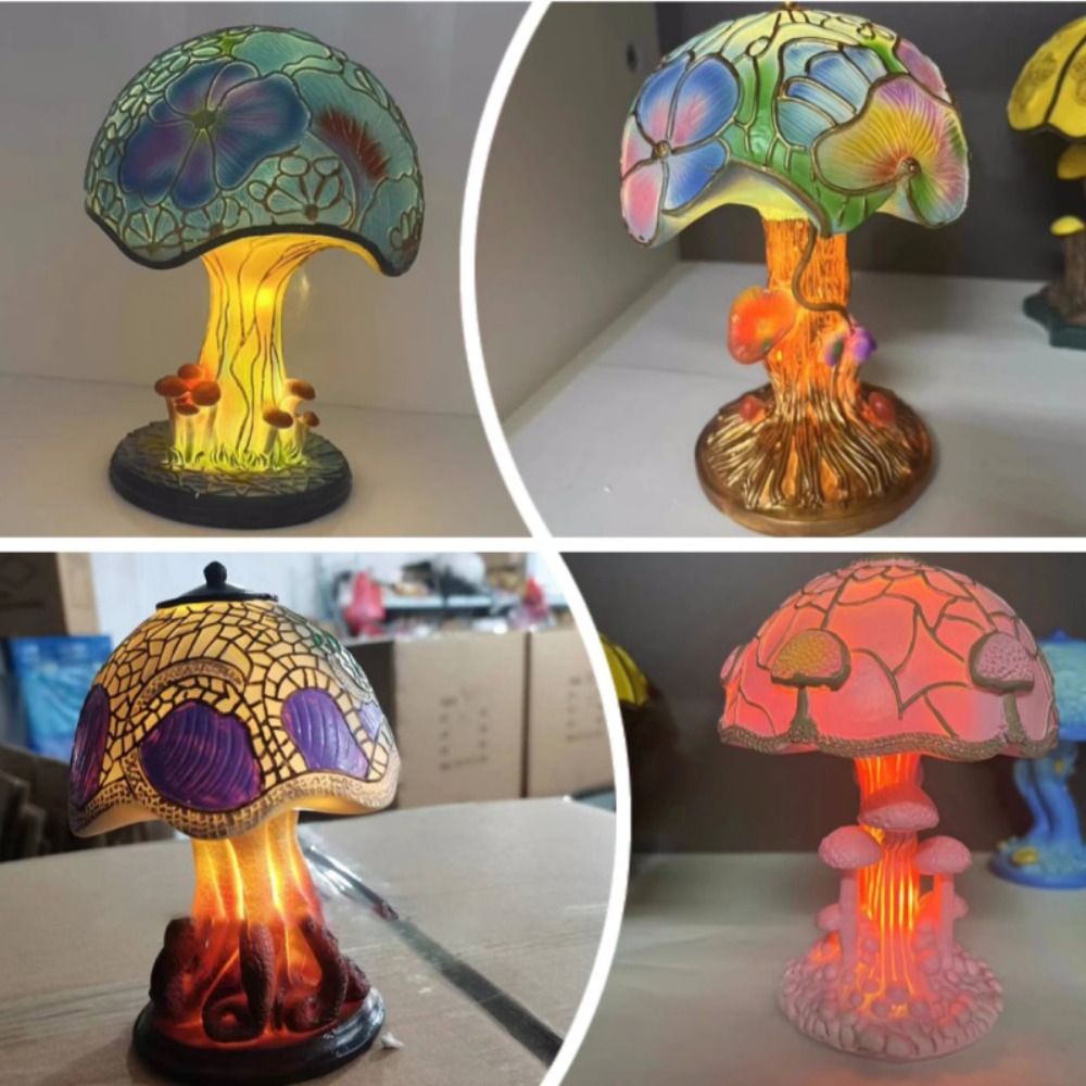 High-quality Aesthetic Design  - Mushroom Table Lamp ulasan dan harga