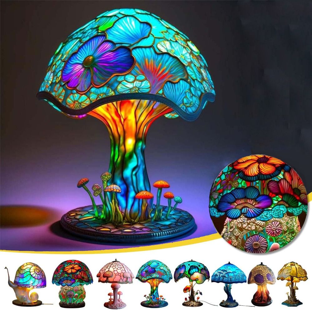 High-quality Aesthetic Design  - Mushroom Table Lamp ulasan dan harga