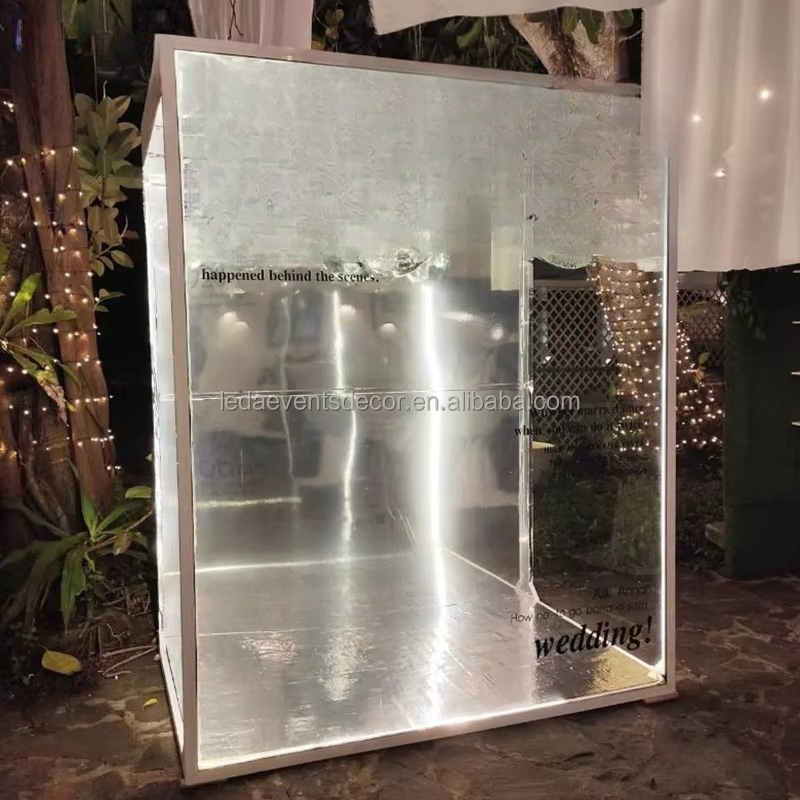 Wedding Metal Frame Photo Boot - Lighting And Decor Magazine ulasan dan harga