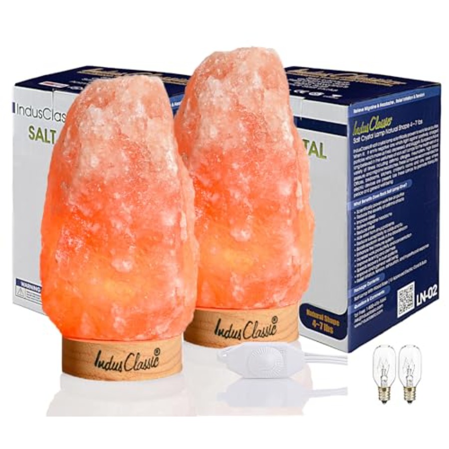 LN-02 Pack of 2 Natural Himala - Himalayan Salt Lamp ulasan dan harga