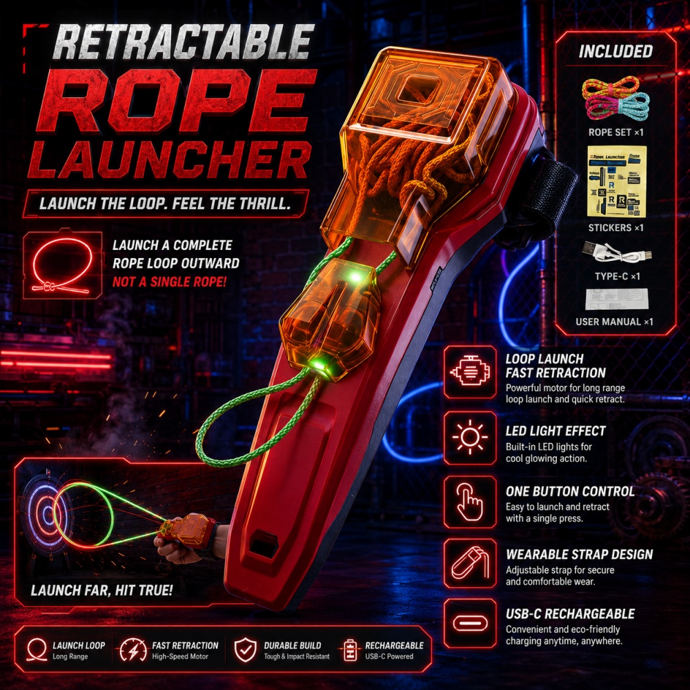 Rope Launcher Spider Web Shoot - Lighting & Home Decor Studio ulasan dan harga