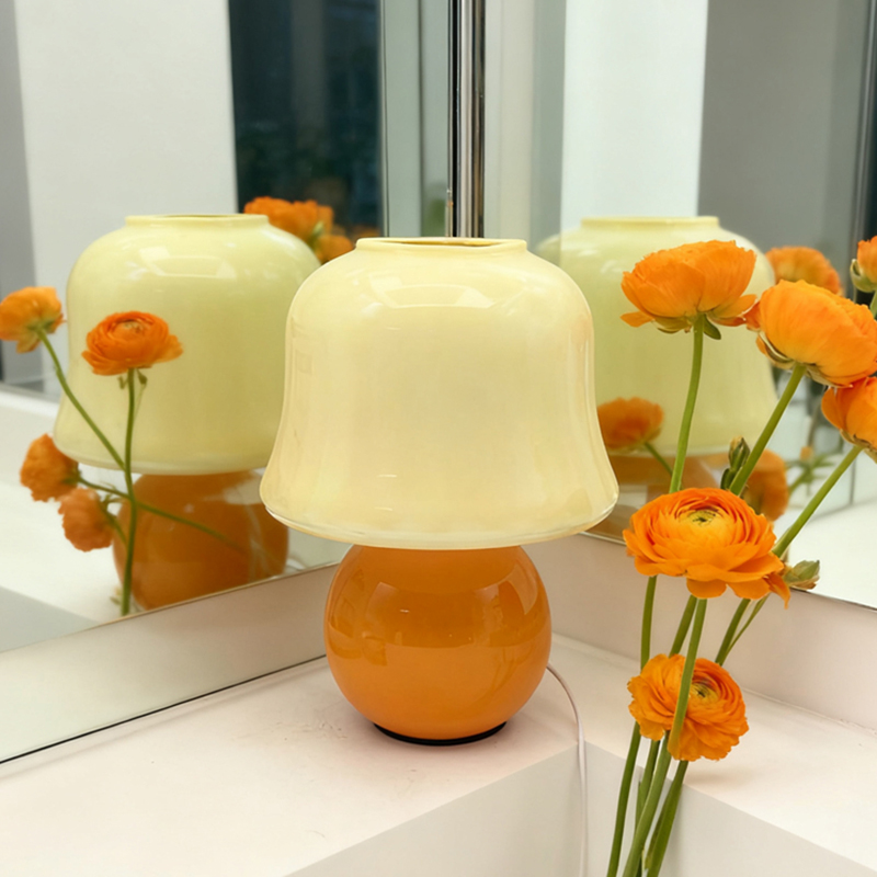 Modern Minimalist Mushroom Des - Mushroom Table Lamp ulasan dan harga