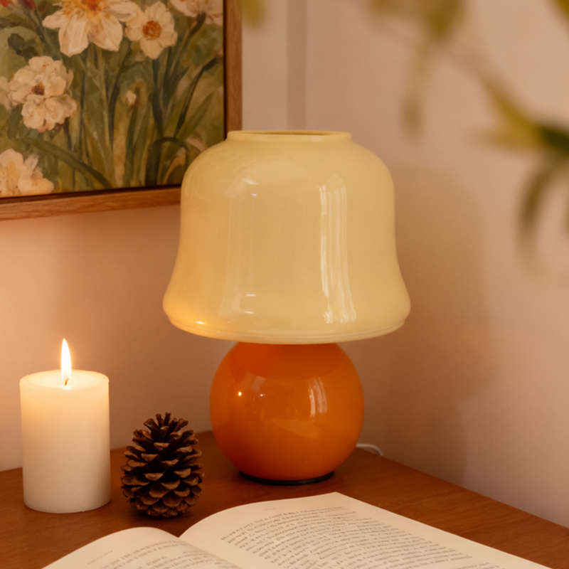 Modern Minimalist Mushroom Des - Mushroom Table Lamp ulasan dan harga