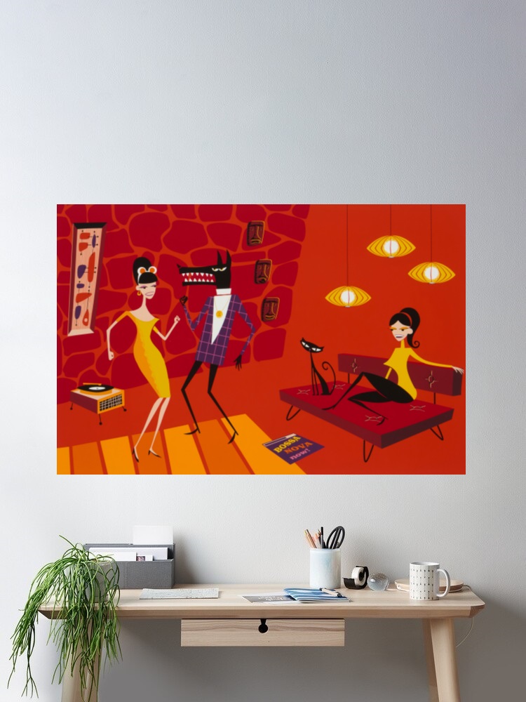 Josh Agle Bossa Nova Now Photo - Nova Decor & Lighting Julestjerne ulasan dan harga