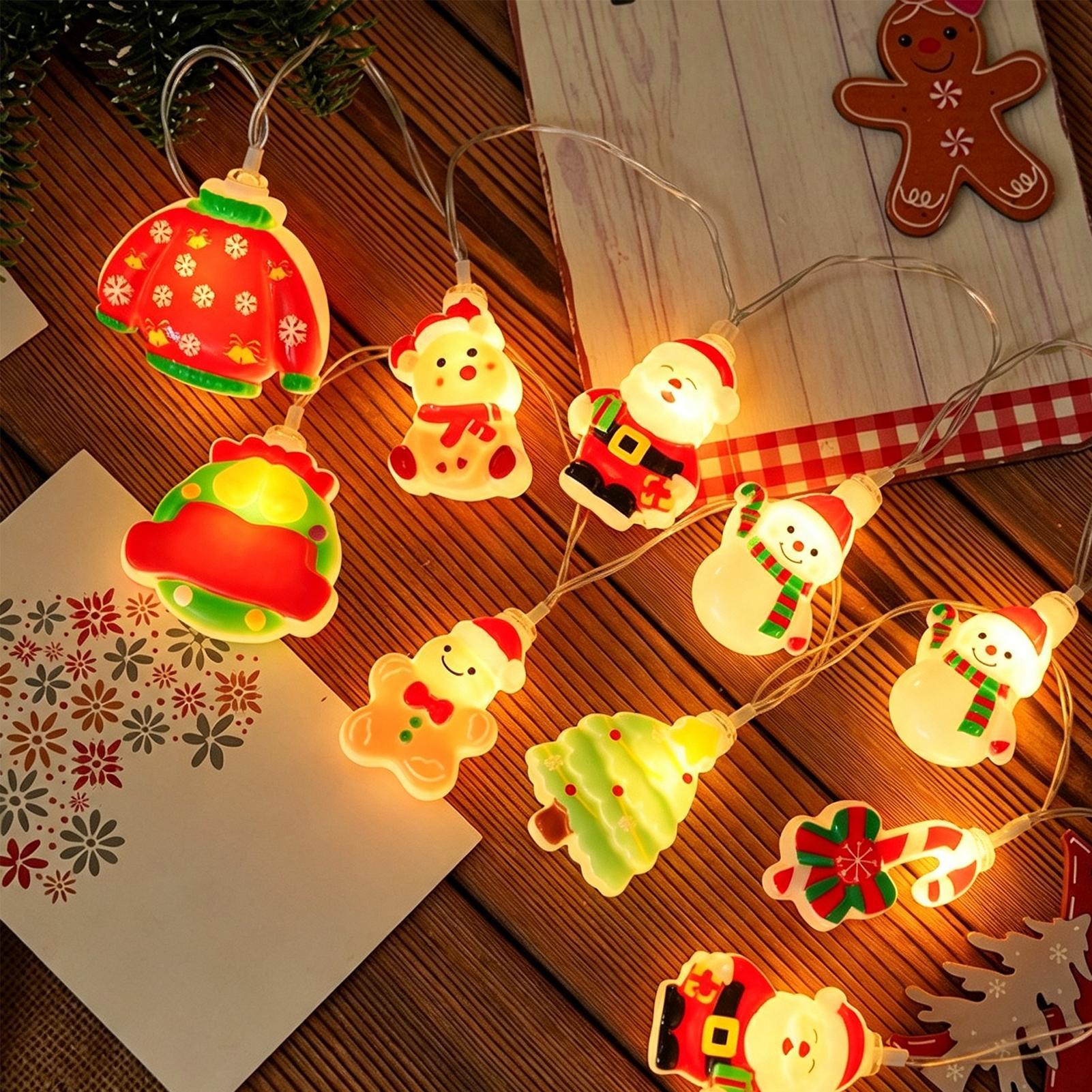 Santa Claus String Light LED S - Lighting Christmas Decor ulasan dan harga