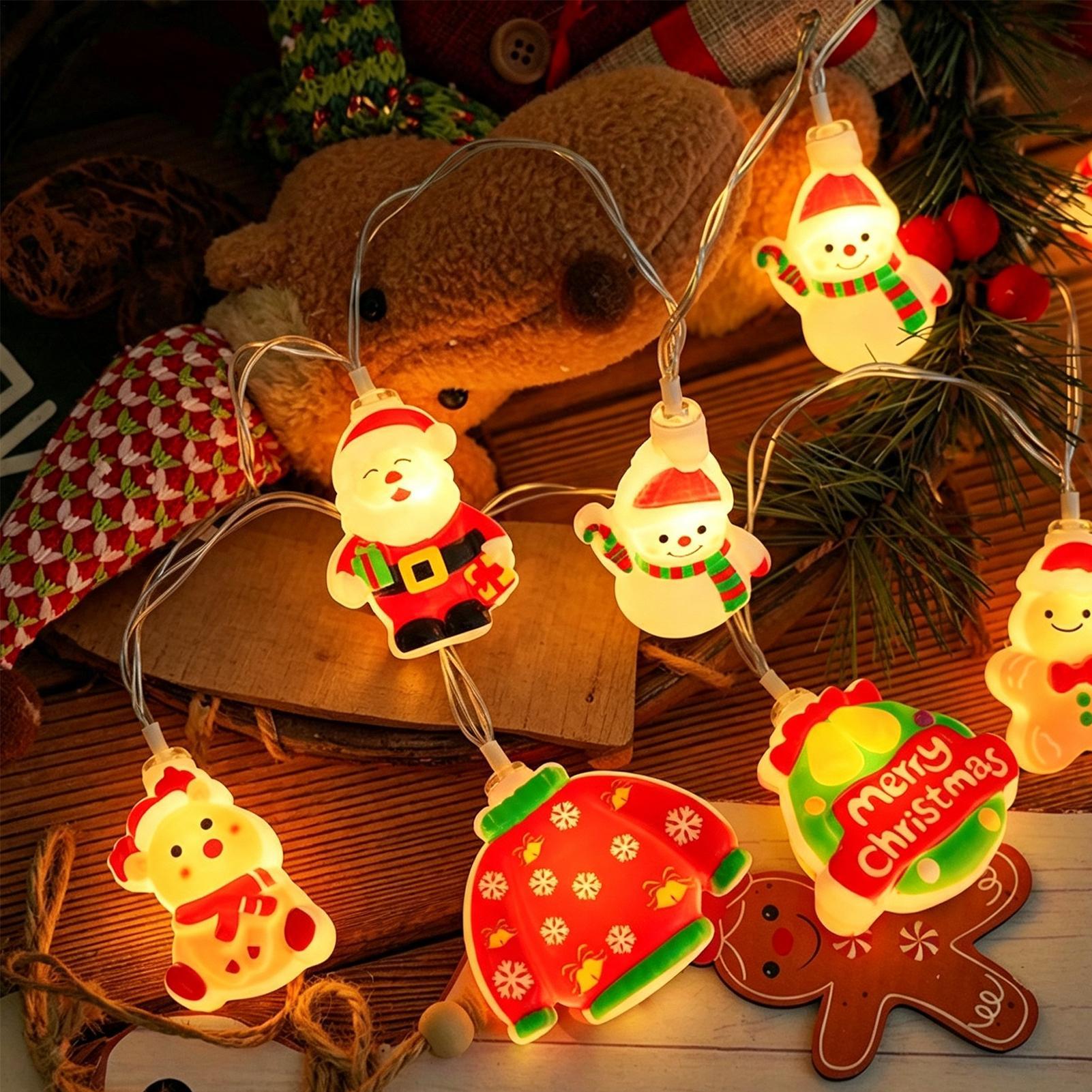 Santa Claus String Light LED S - Lighting Christmas Decor ulasan dan harga