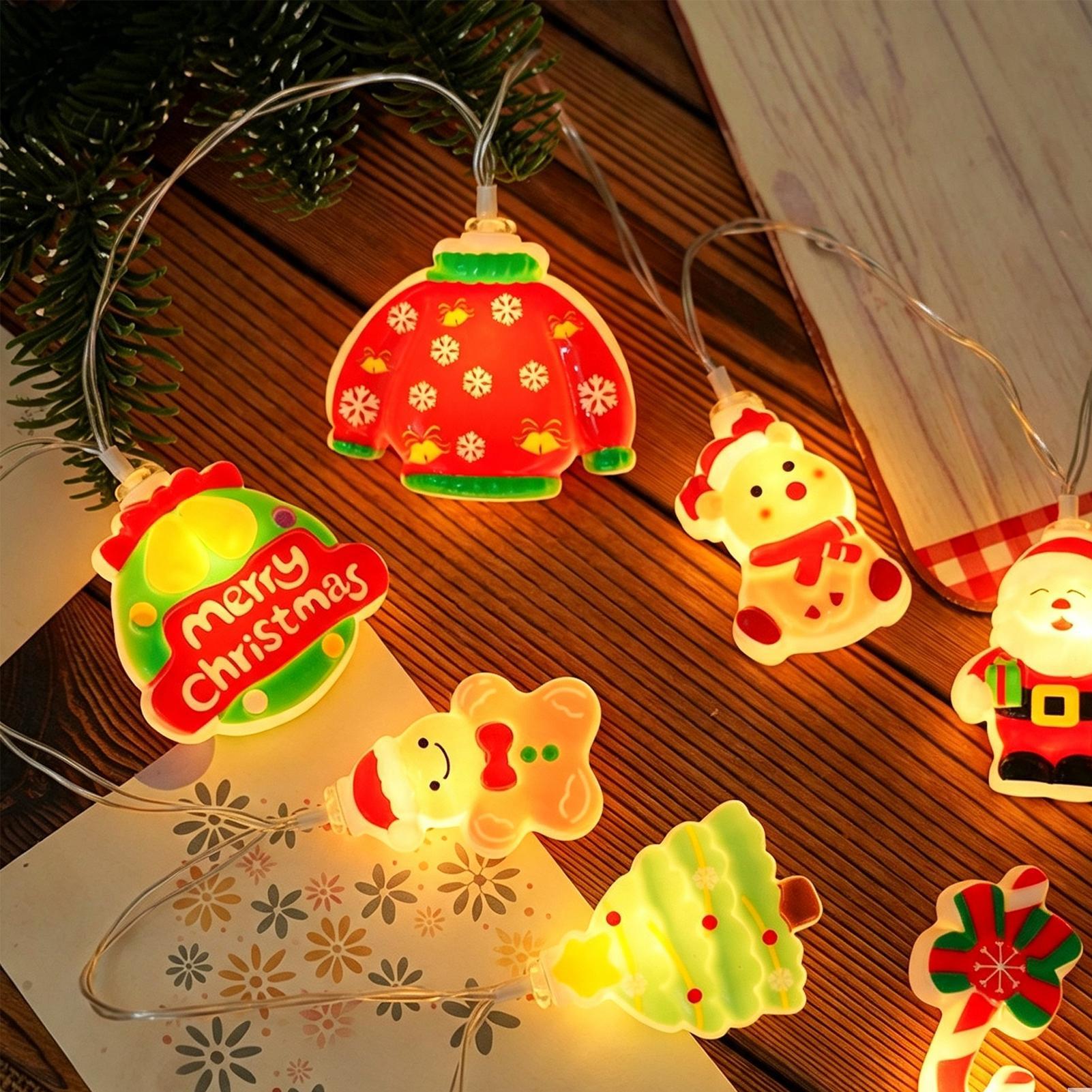 Santa Claus String Light LED S - Lighting Christmas Decor ulasan dan harga