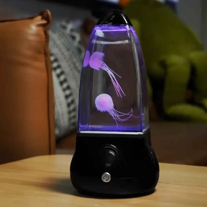LED Jellyfish Lava Lamp Color  - Lava Lamp Desktop ulasan dan harga