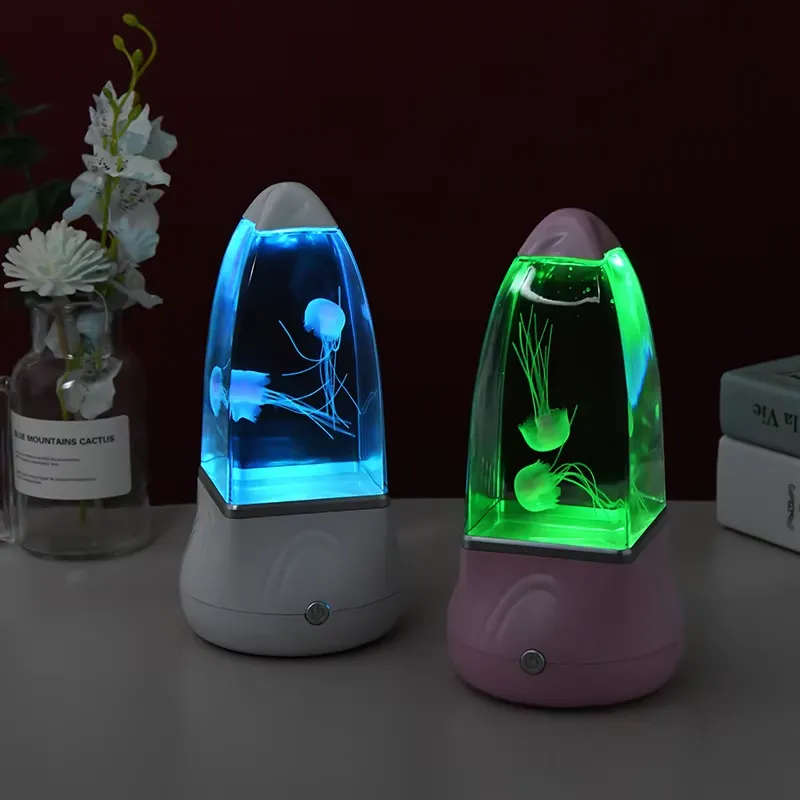 LED Jellyfish Lava Lamp Color  - Lava Lamp Desktop ulasan dan harga