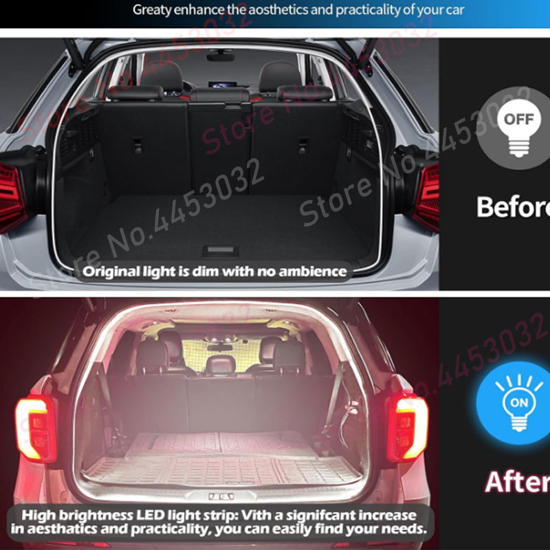 Car Trunk Seal Edge LED Strip  - Lighting Decor Inc ulasan dan harga