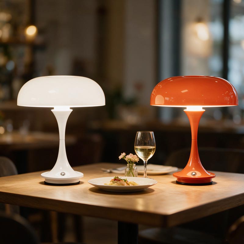 Retro Mushroom Table Lamp, Rec - Mushroom Table Lamp ulasan dan harga