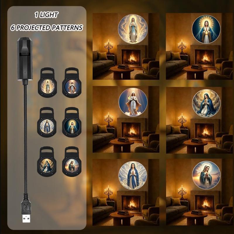 Religious Figure Pattern USB P - Ambient Lighting Decor For Room ulasan dan harga