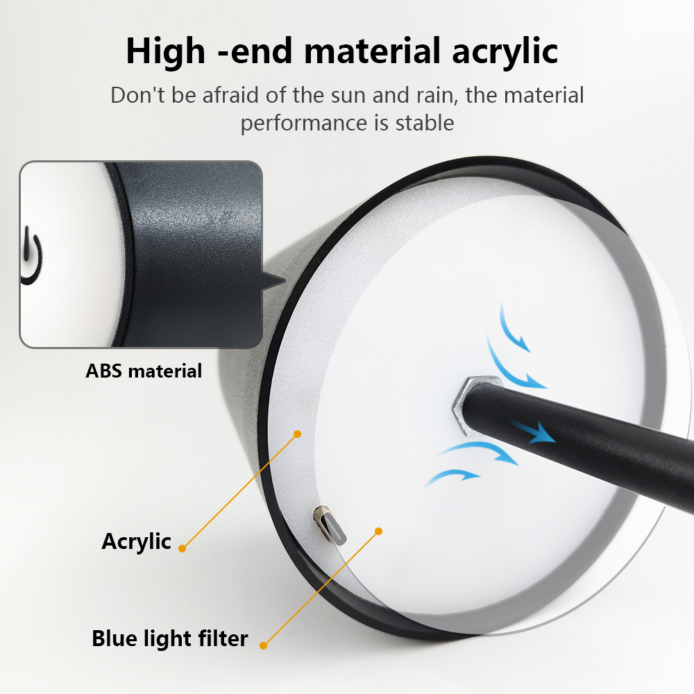 LED Rechargeable Desk Light Wi - Lighting Decoration In Bedroom ulasan dan harga