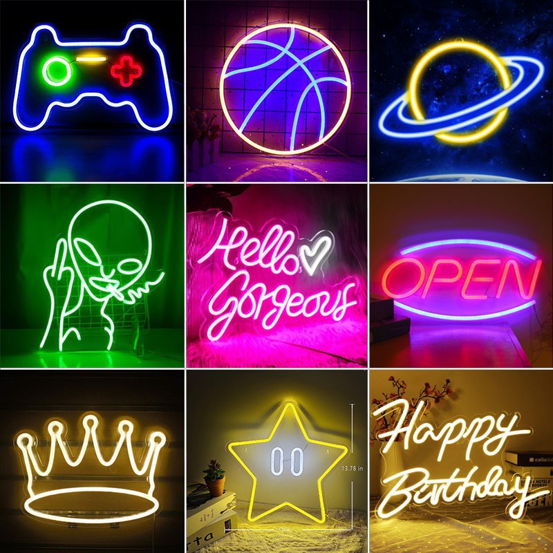Custom LED Neon Sign with USB/ - Neon Sign Custom Led ulasan dan harga