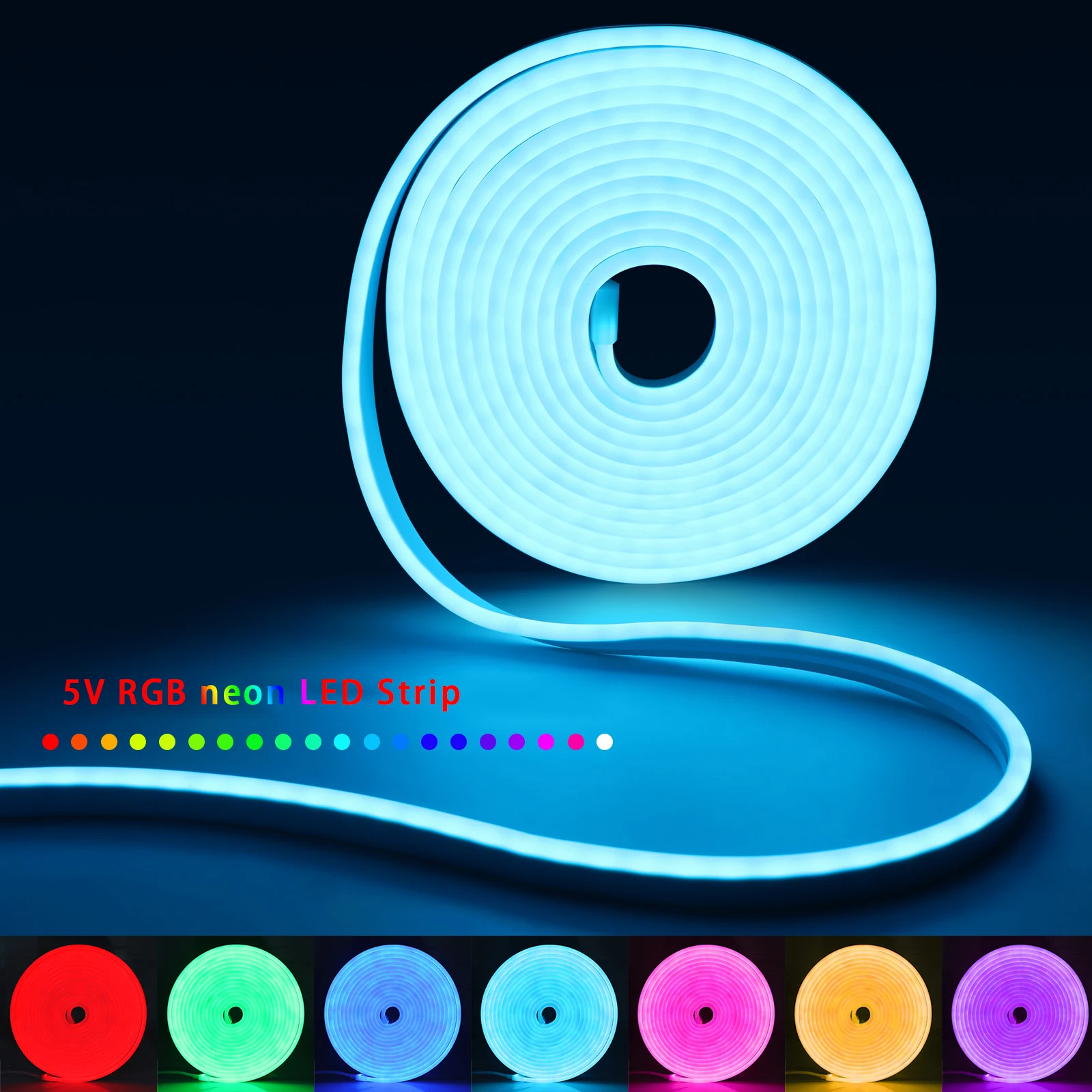 1-5m RGB LED Neon Strip Light  - Lighting Decor Items ulasan dan harga