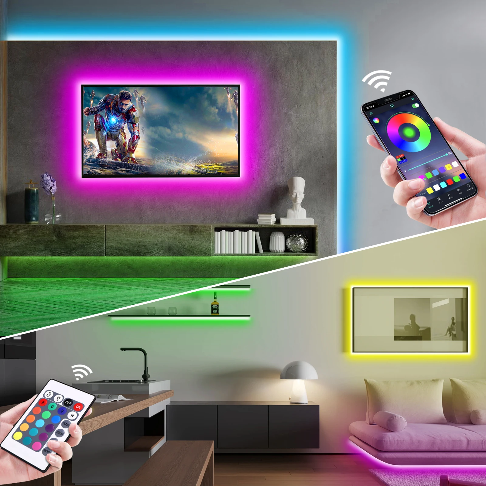 1-5m RGB LED Neon Strip Light  - Lighting Decor Items ulasan dan harga
